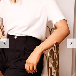 Able Maria boxy tee in white XL